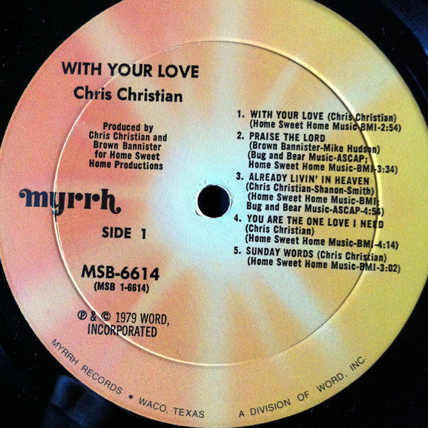 Chris Christian : With Your Love (LP, Album)