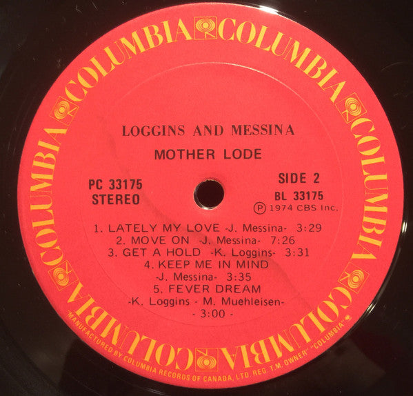 Loggins And Messina : Mother Lode (LP, Album)