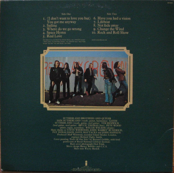 Sutherland Brothers And Quiver : Lifeboat (LP, Album, Win)