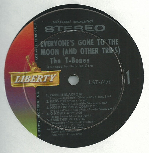 The T-Bones : Everyone's Gone To The Moon (And Other Trips) (LP, Album)