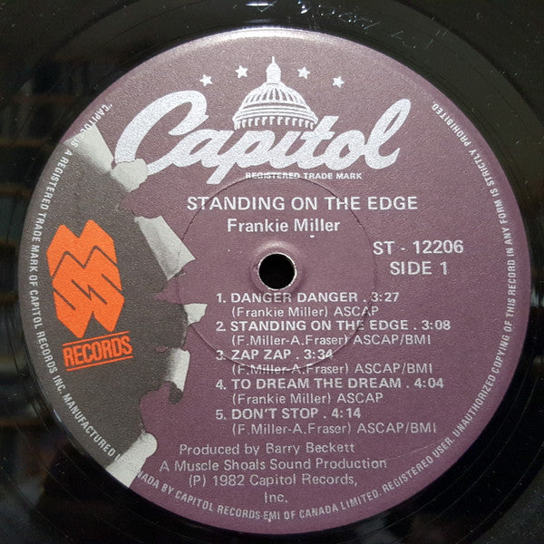 Frankie Miller : Standing On The Edge (LP, Album)
