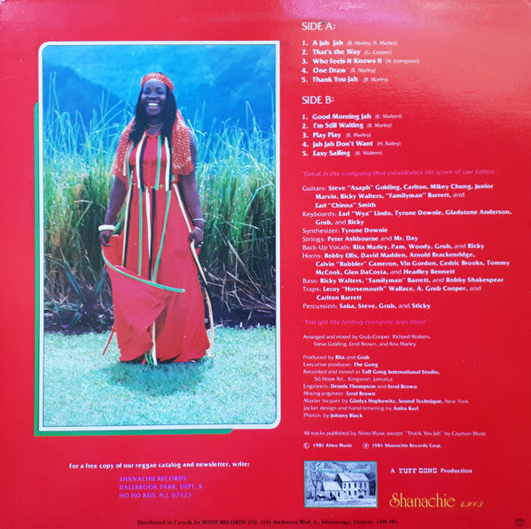 Rita Marley : Who Feels It Knows It (LP, Album)
