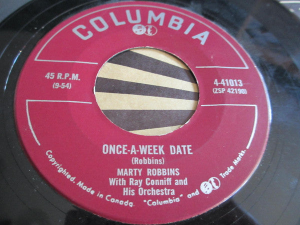Marty Robbins : The Story Of My Life / Once-A-Week Date (7")