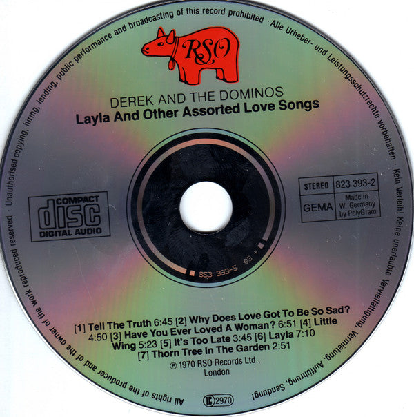 Derek & The Dominos : Layla And Other Assorted Love Songs (2xCD, Album, RE, Fat)