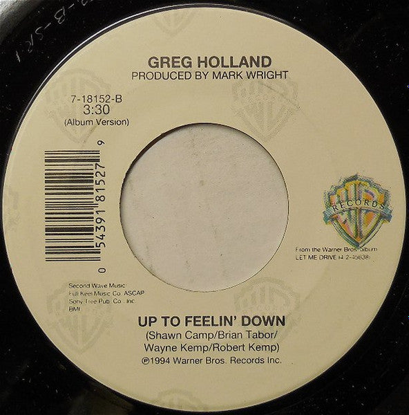 Greg Holland : Let Me Drive (7", Single)