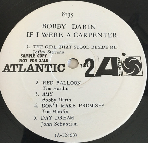 Bobby Darin : If I Were A Carpenter (LP, Mono, Promo)