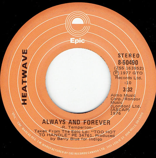 Heatwave : Always And Forever (7")