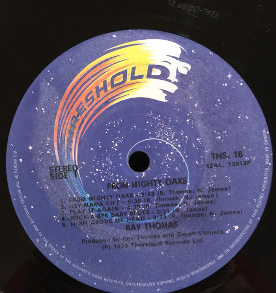 Ray Thomas : From Mighty Oaks (LP, Gat)