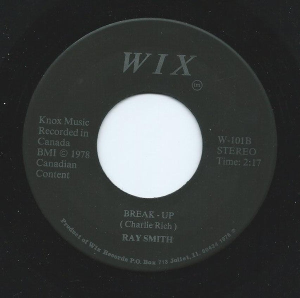 Ray Smith : Room Full Of Roses / Break-Up (7")