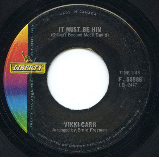 Vikki Carr : It Must Be Him (7", Single)