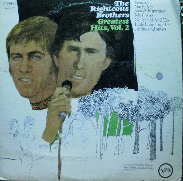 The Righteous Brothers : The Righteous Brothers Greatest Hits, Vol. 2 (LP, Comp)