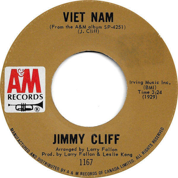 Jimmy Cliff : Viet Nam (7", Single)