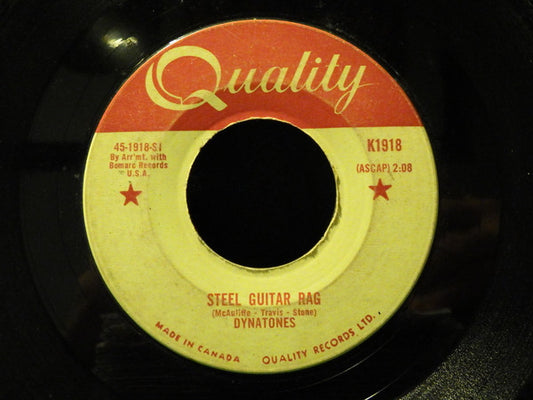 The Dynatones (4) : Steel Guitar Rag / The Girl I'm Searching For (7", Single)