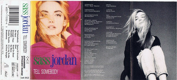 Sass Jordan : Tell Somebody (Cass, Album, Dol)