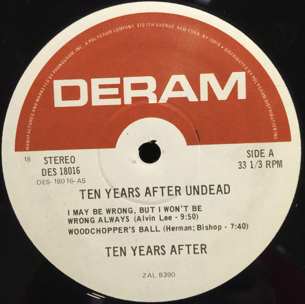 Ten Years After : Undead (LP, Album, RE, 18 )