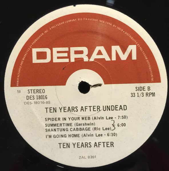Ten Years After : Undead (LP, Album, RE, 18 )