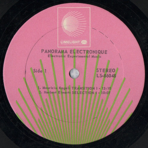 Various : Panorama Électronique: Electronic Experimental Music (LP, Album, RE)