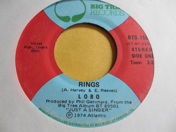 Lobo (3) : Rings (7", Single)