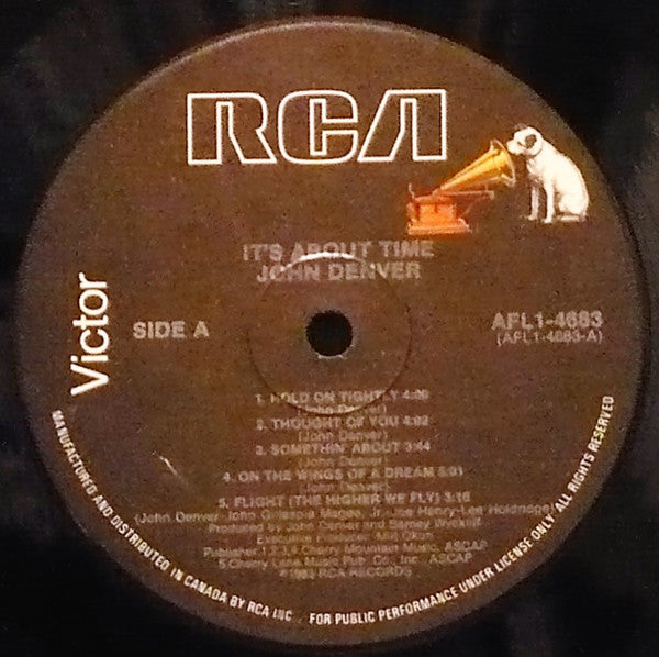 John Denver : It's About Time (LP, Album, Gat)