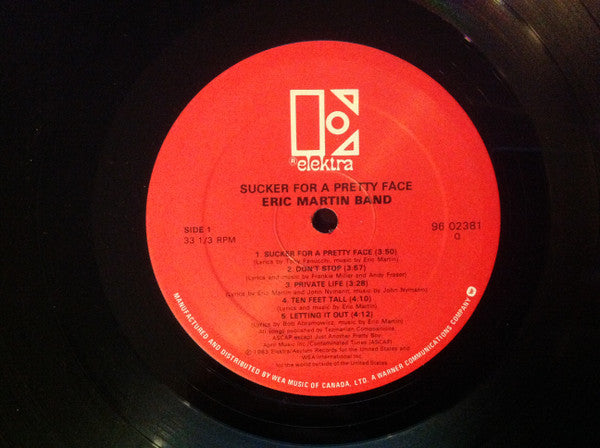 Eric Martin Band : Sucker For A Pretty Face (LP, Album)