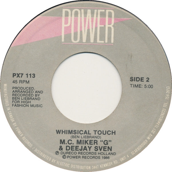 M.C. Miker "G" & Deejay Sven* : Holiday Rap (7", Single)