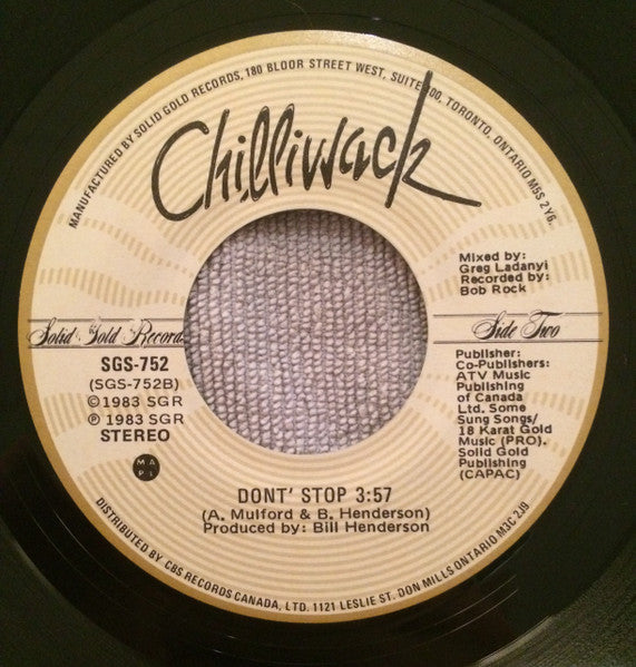 Chilliwack : Got You On My Mind (7", Single)