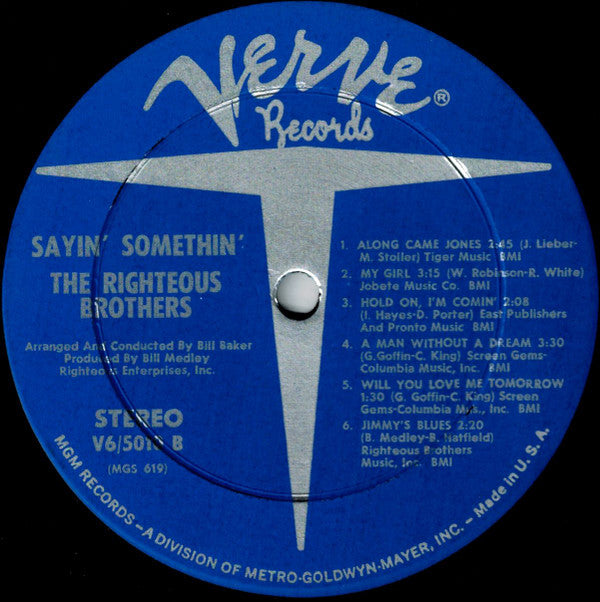 The Righteous Brothers : Sayin' Somethin' (LP, Album)