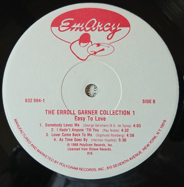 Erroll Garner : The Erroll Garner Collection - Volume 1: Easy To Love (LP, Comp, RM)
