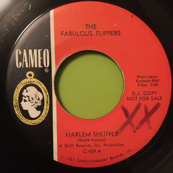 The Fabulous Flippers : Harlem Shuffle / I Don't Want To Cry (7", Single, Promo)