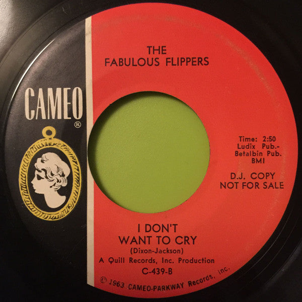 The Fabulous Flippers : Harlem Shuffle / I Don't Want To Cry (7", Single, Promo)