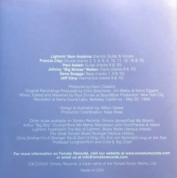 Lightnin' Hopkins : In The Key Of Lightnin' (CD)