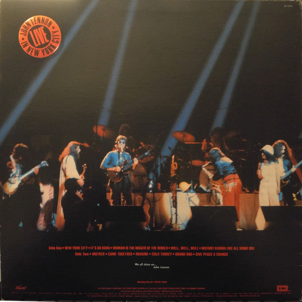 John Lennon : Live In New York City (LP, Album)