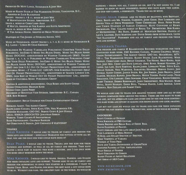 Nickelback : Dark Horse (CD, Album)