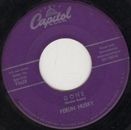 Ferlin Husky : Gone / Missing Persons (7", Single, Scr)