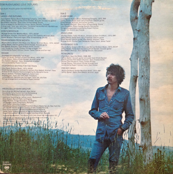 Tom Rush : Ladies Love Outlaws (LP, Album)