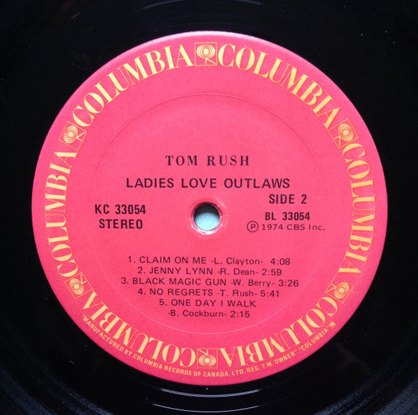 Tom Rush : Ladies Love Outlaws (LP, Album)