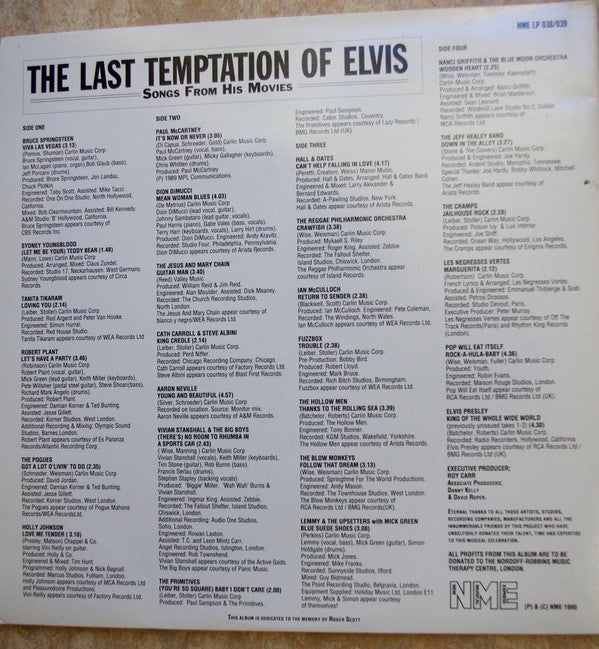 Various : The Last Temptation Of Elvis (2xLP)
