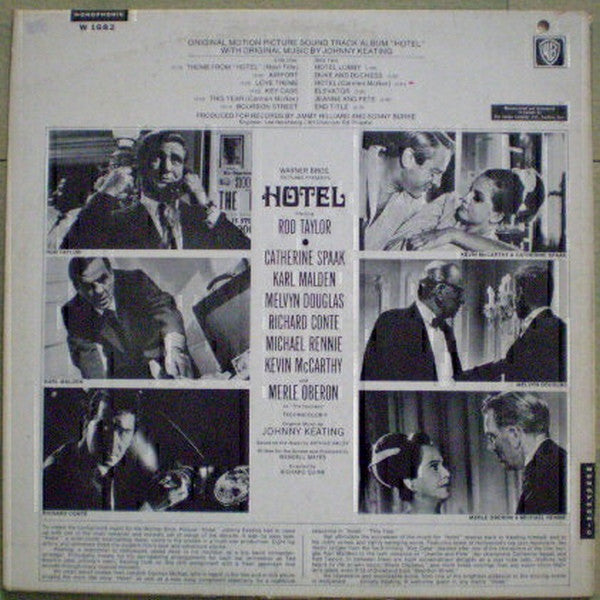 John Keating : Hotel - Original Motion Picture Sound Track (LP, Mono)