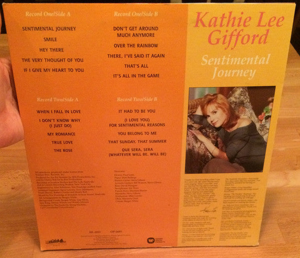 Kathie Lee Gifford : Sentimental Journey (2xLP, Album)
