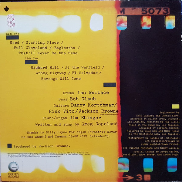 Greg Copeland : Revenge Will Come (LP, Album)