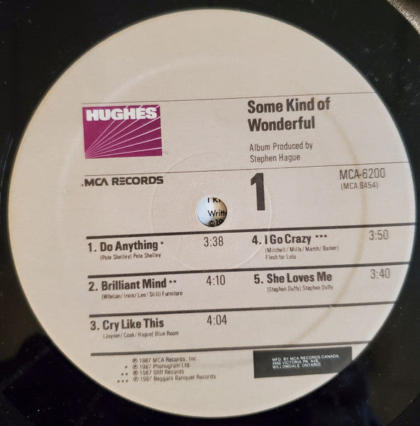 Various : Some Kind Of Wonderful (LP, Album, Comp, Club)