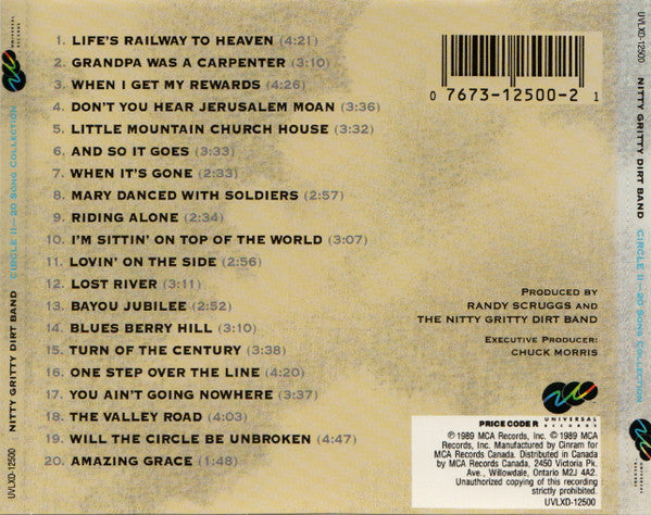 Nitty Gritty Dirt Band : Will The Circle Be Unbroken (Volume Two) (CD, Album)