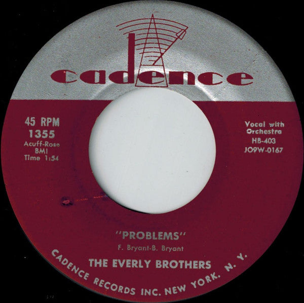 The Everly Brothers* : Problems (7", Single, Styrene)
