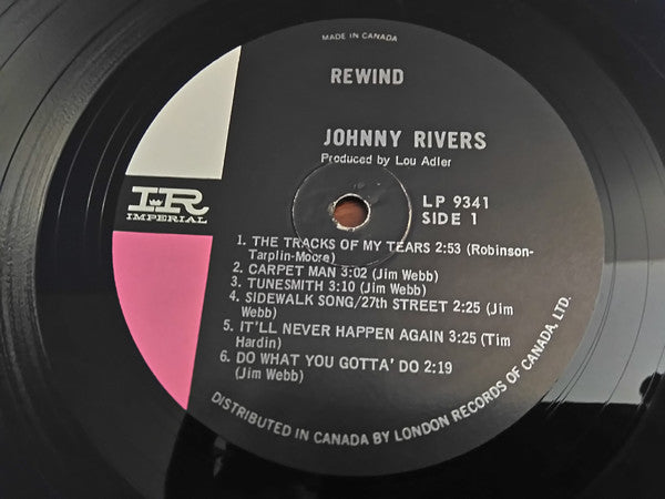 Johnny Rivers : Rewind (LP, Album, Mono, Gat)