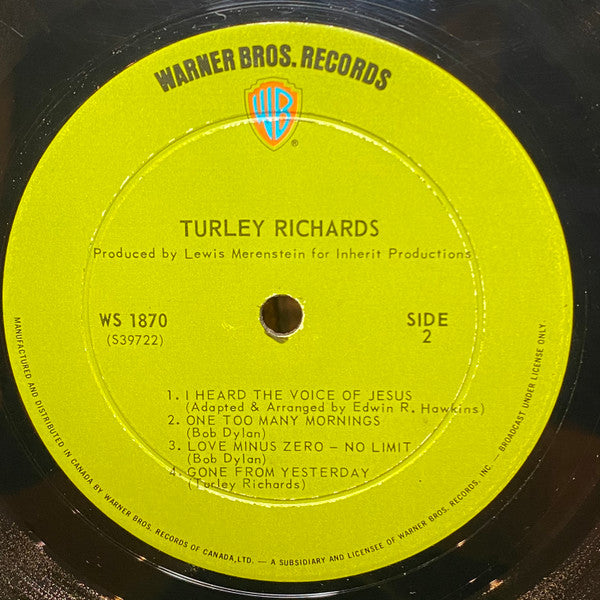 Turley Richards : Turley Richards (LP)