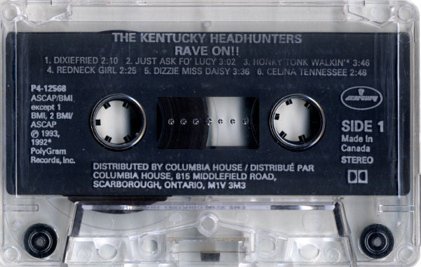 The Kentucky Headhunters : Rave On!! (Cass, Album, Club, Dol)
