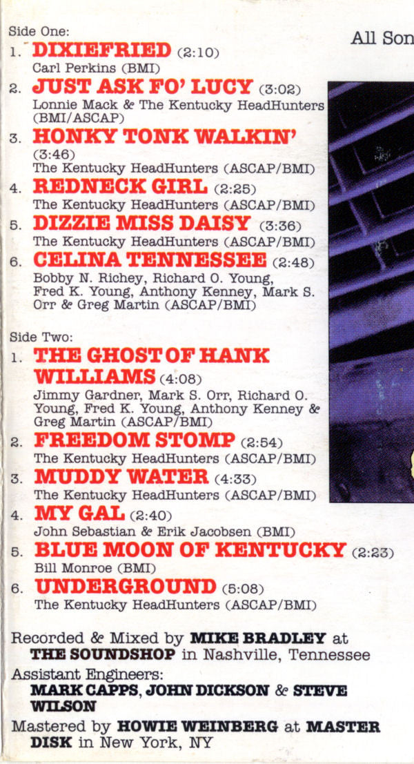 The Kentucky Headhunters : Rave On!! (Cass, Album, Club, Dol)