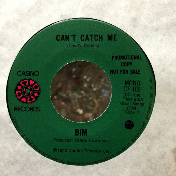 Bim (8) : Can't Catch Me/Morning Mail (7", Promo)