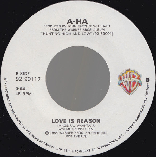 a-ha : Take On Me (7")