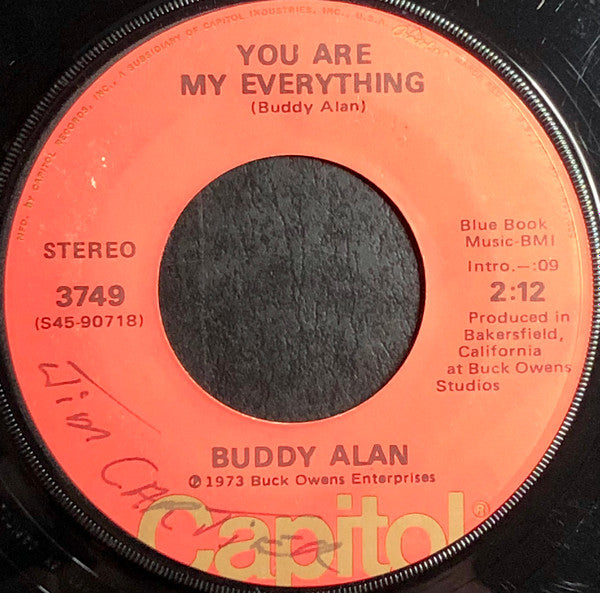 Buddy Alan : All Around Cowboy Of 1964 / You Are My Everything (7", Single)